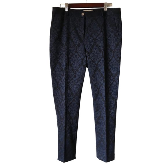 Michael Kors Women's Winter Teal Blue and Black Pants - Picture 5 of 10